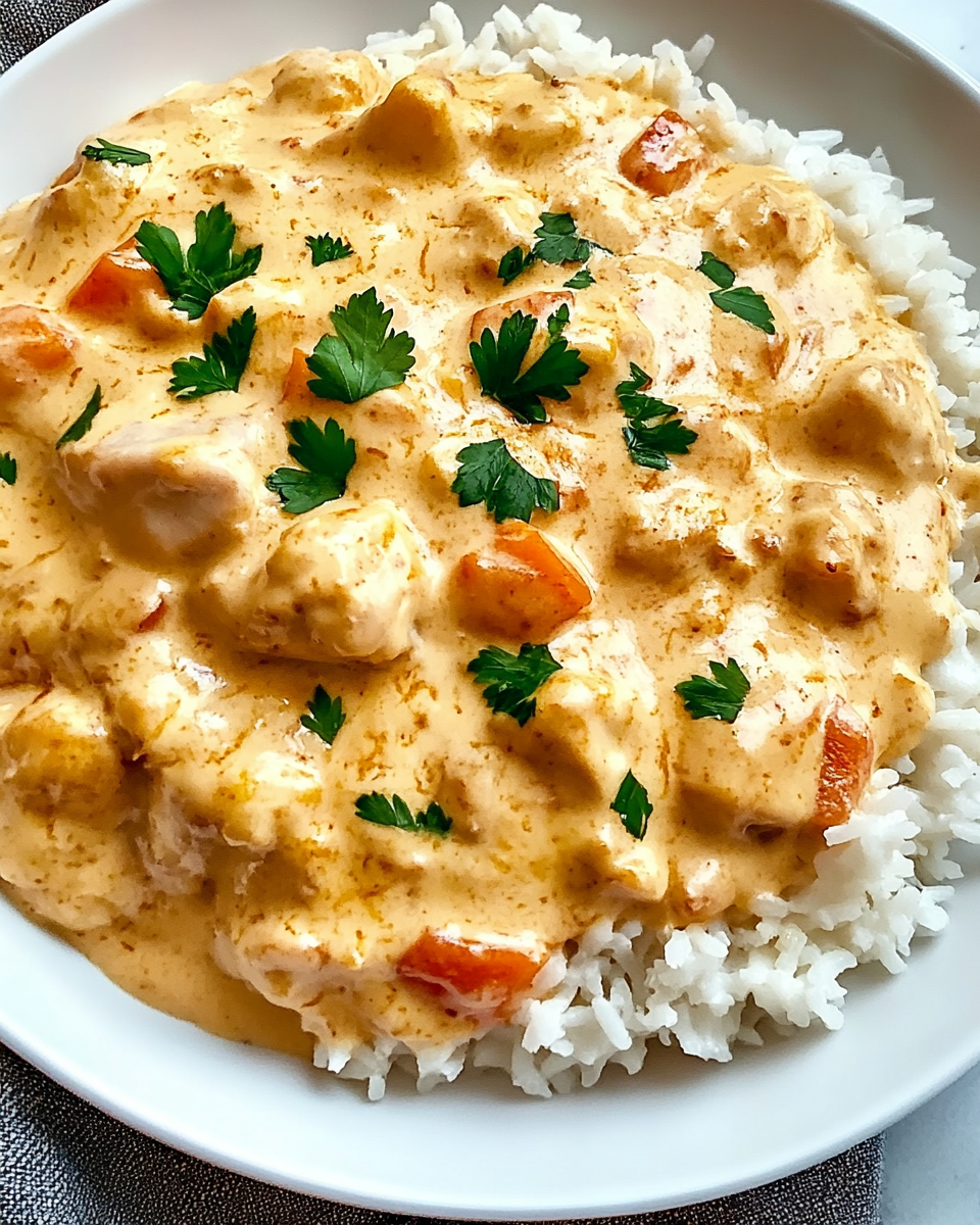 Creamy Smothered Chicken and Rice