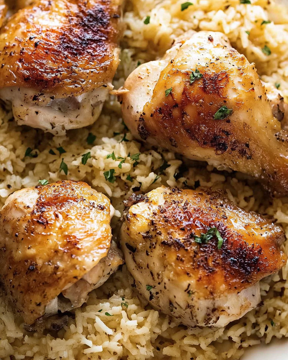 Oven-Baked Chicken and Rice
